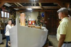 Friend Bill with his project