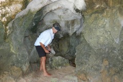 Cave on beach