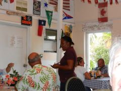 Lorraine takes orders
