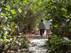 Path to Monument from beach