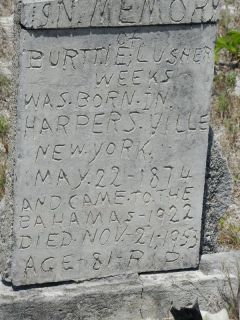 Gravestone inscription