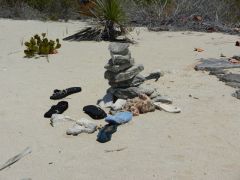 Lost soles on the cave trail