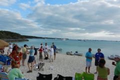 More beach gathering