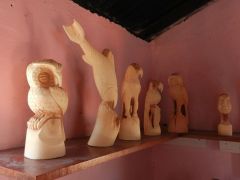 New shop, carvings