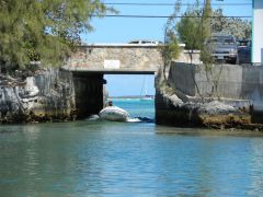 The bridge into Lake Victoria- Georgetown