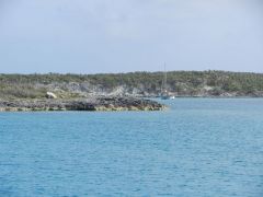 Approaching Water Cay