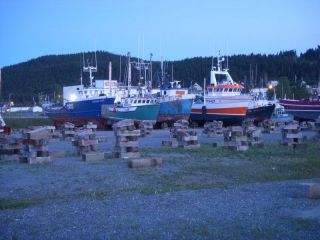 Commercial boat yard