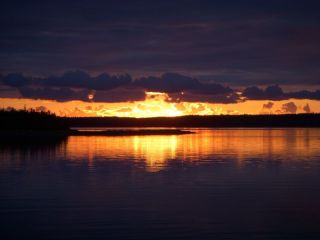 Sunset over Inhabitant's Bay