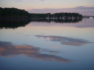 Calm at twilight-Castine