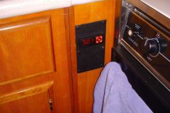 Completed Frigoboat control panel