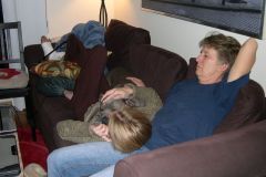 Mom, daughter & grand-dog
