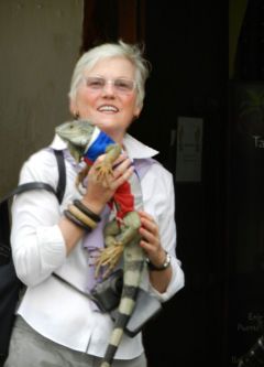 Capt. Linda & friend!
