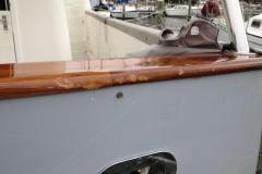Cap rail damage