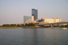 View of Harrah's from our anchorage - Atlantic City