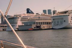 Cruise terminals on the Hudson, NYC