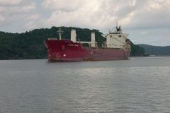 Ship traffic, southbound at about 13 kts.
