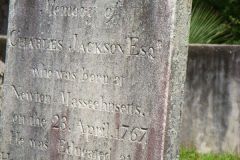 Charles Jackson grave marker
