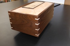 Walnut with ambrosia maple lid