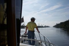Alligator-Pungo canal... captain takes a break.