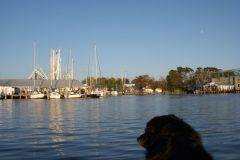 Approaching Oriental docks