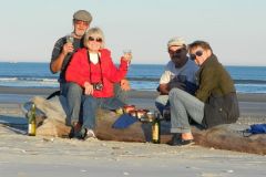 Beach wine & cheese party!