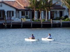 Barb & Chris on kayak excursion