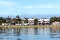 St. Augustine view from mooring.