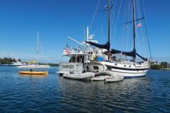 Sharing a mooring with Moriah