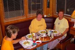 Dinner party aboard Maerin - [i][b]HOGMAW!![/b] - yumm![/i]