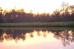 Tranquility, twilight at anchor