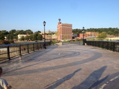Pedestrian bridge-Amsterdam, NY