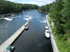 View from top of lock