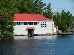 Old cottage over the water