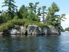 Typical shoreline