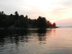 Sunset over Benjamins