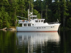 At anchor - Echo Bay