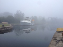Foggy morning at Lock 7