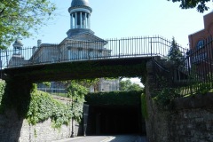 Train tunnel in Oswego