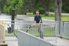 Leg powered lock gate!