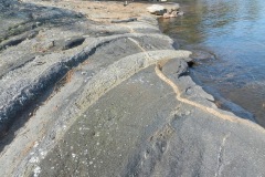 More striations in granite