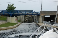Port Severn Lock 45 upbound approach
